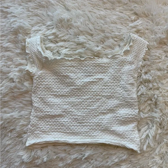Free People Intimately | Textured Seamless Crop Top | XS/S - Picture 2 of 3